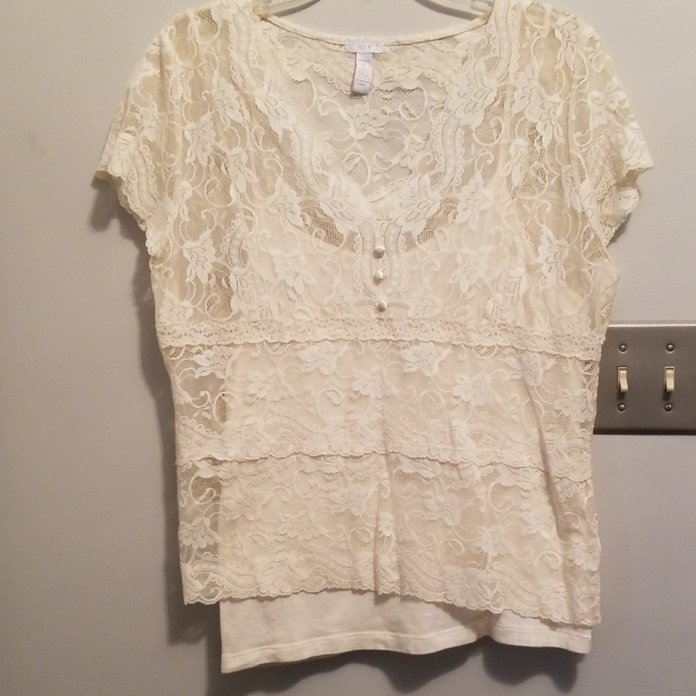 Lacey top